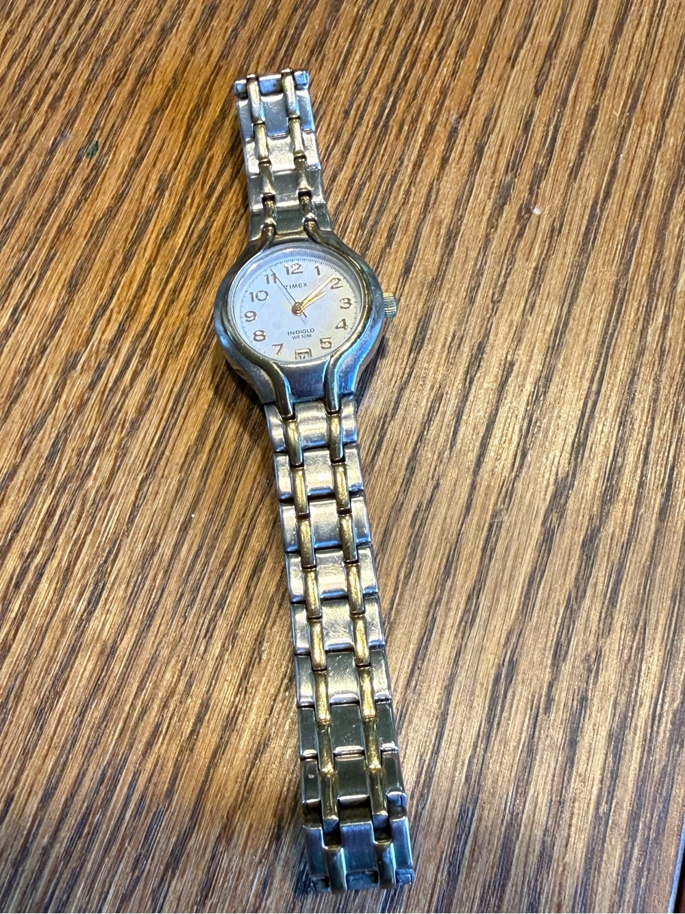 Timex Women's Two-Tone Silver and Gold Bracelet Watch